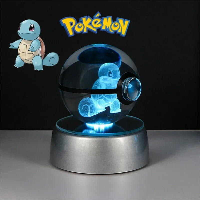 Pokéball LED Carapuce Cristal